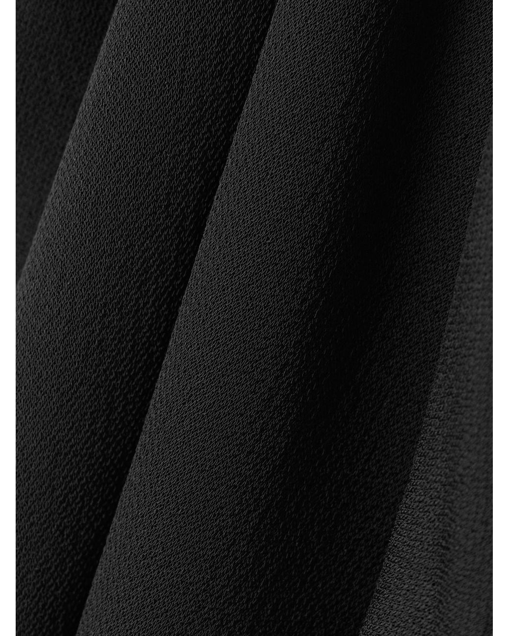 Alaïa Black Open-Back Jersey Turtleneck Bodysuit