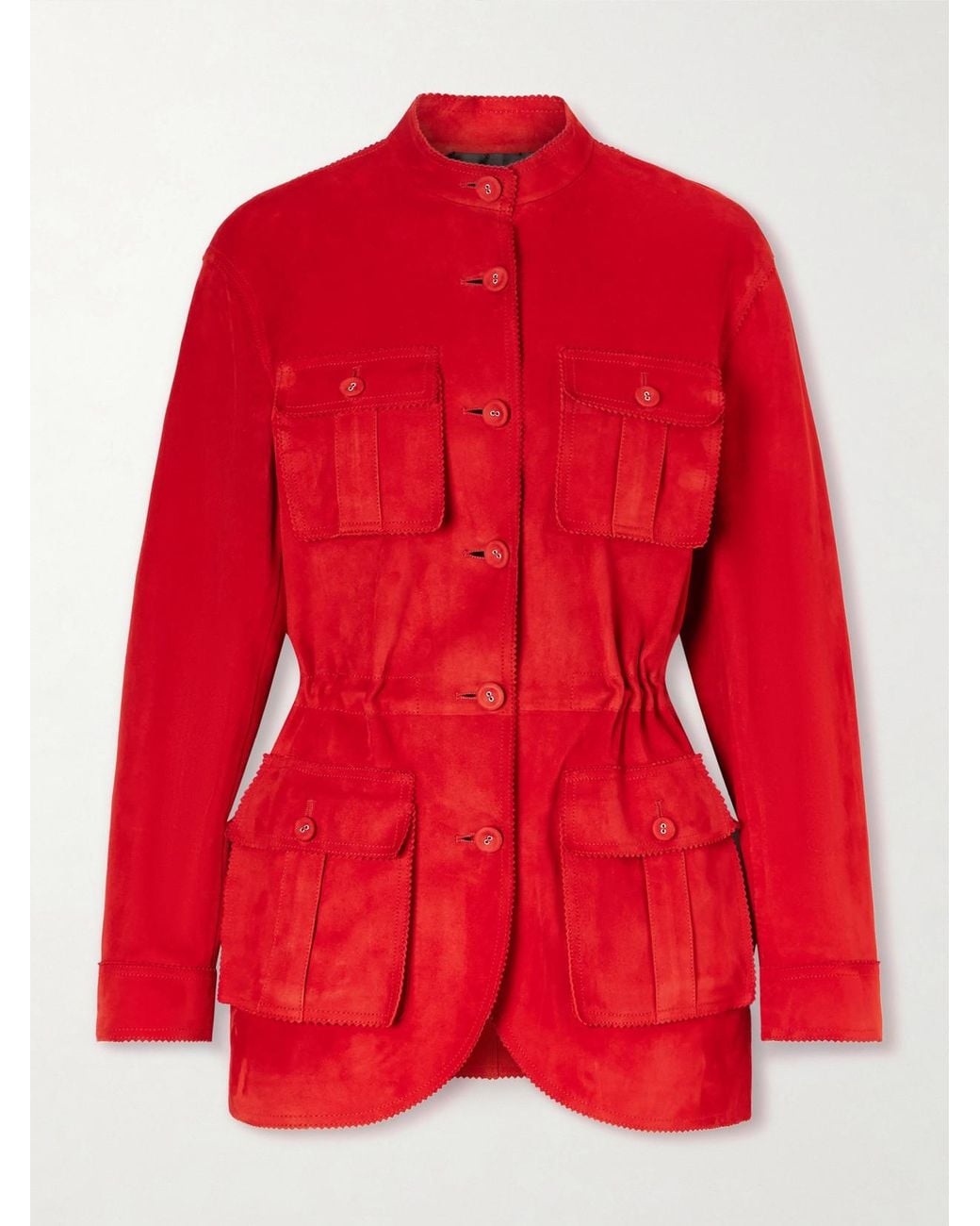 Tom Ford Gathered Suede Jacket