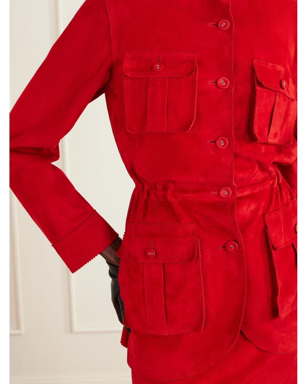 Tom Ford Gathered Suede Jacket