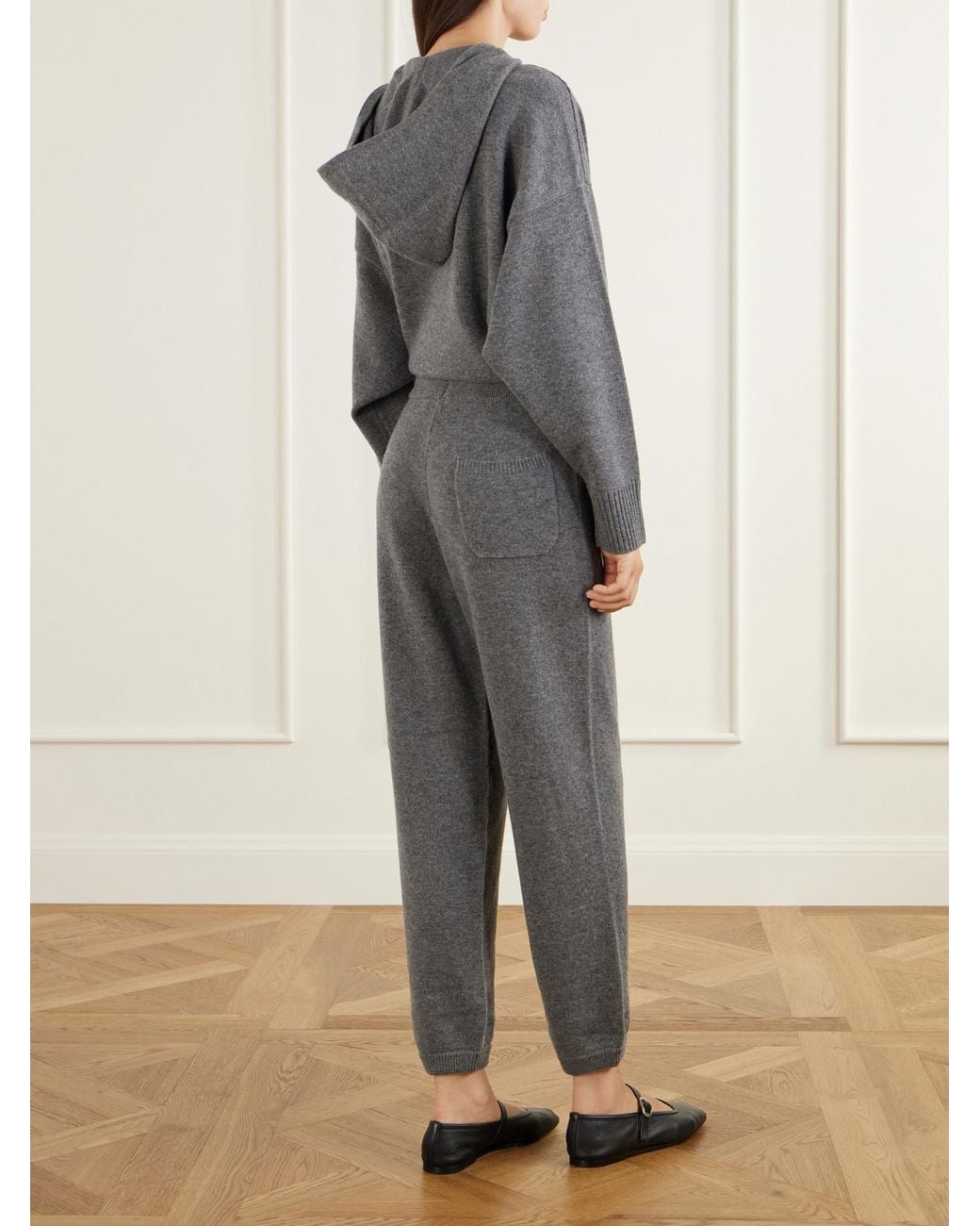arch4 Gray Oli Cashmere Hoodie And Pants Set