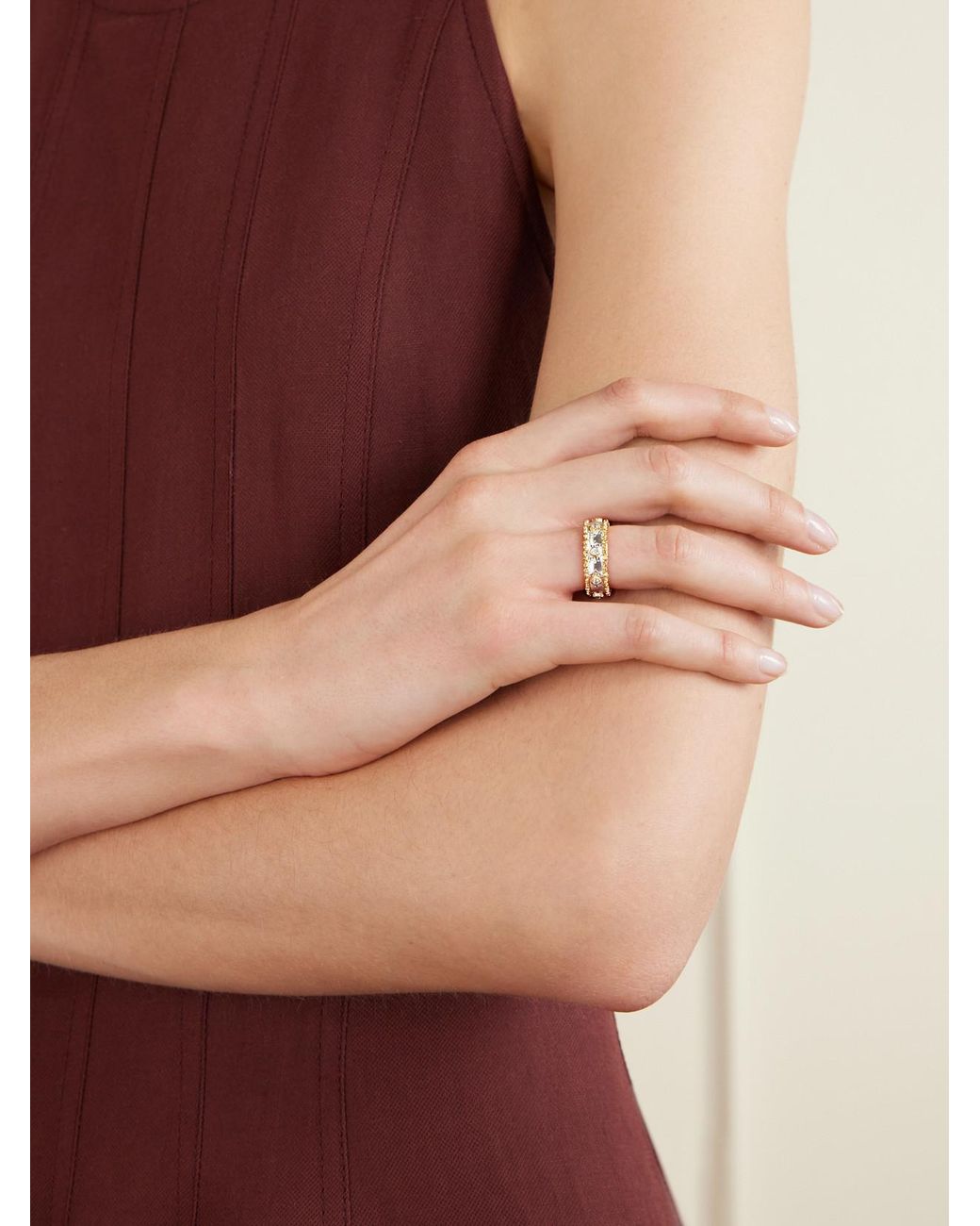 Buccellati Natural Capri Eternelle 18-Karat And Diamond Ring