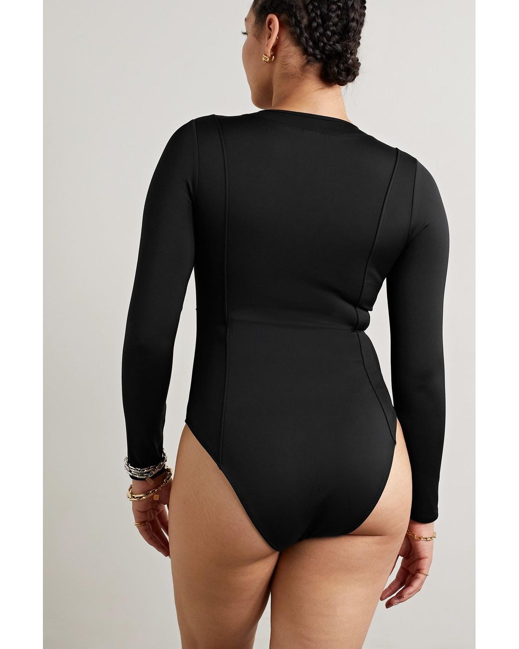 GOOD AMERICAN Good Compression Swimsuit in Black | Lyst Canada