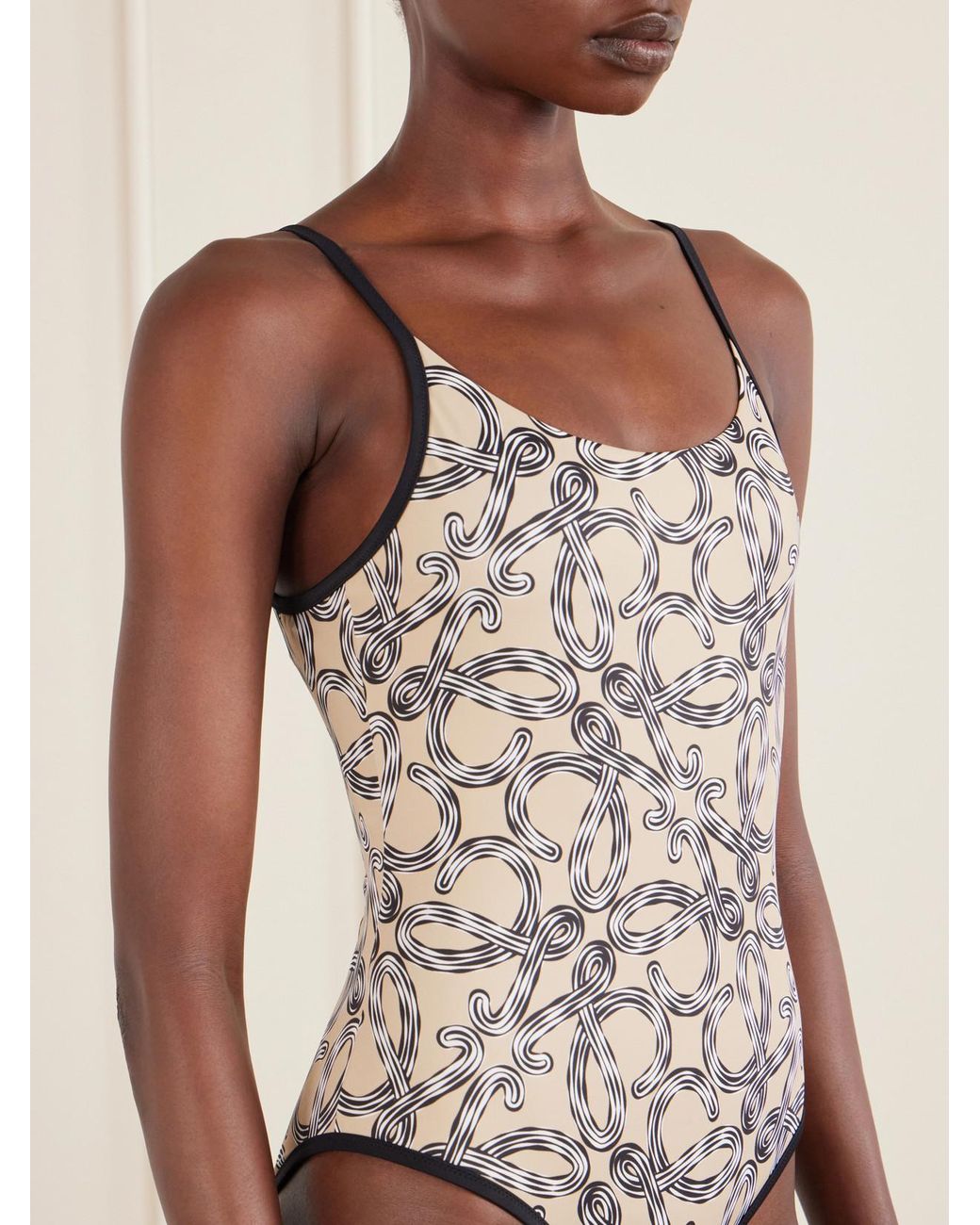 Loewe Natural Paula's Ibiza Printed Swim Suit