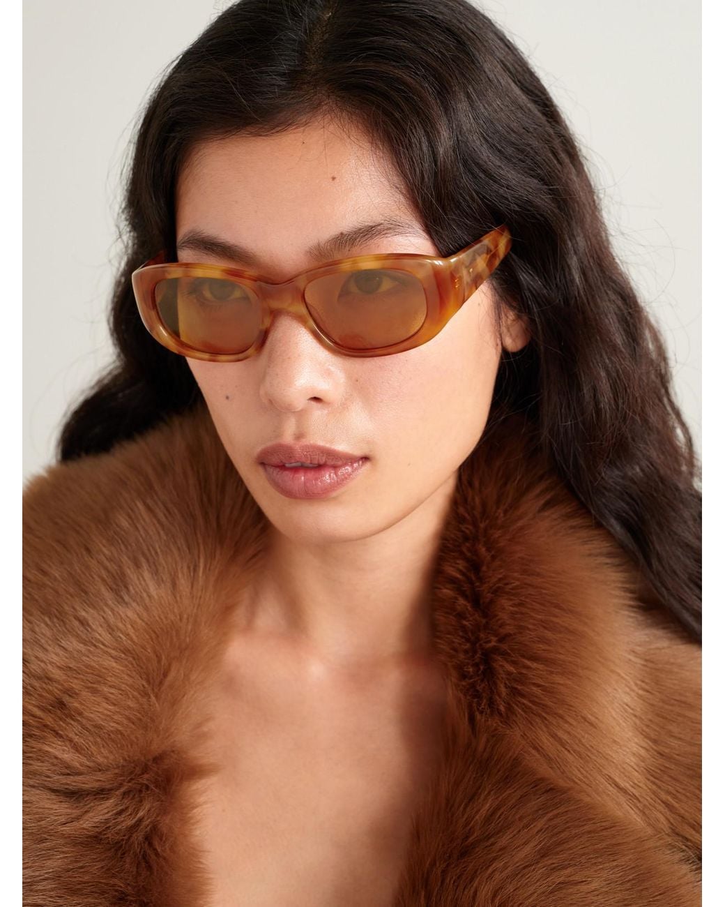 THISTLES Multicolor The Al Square-Frame Acetate Sunglasses