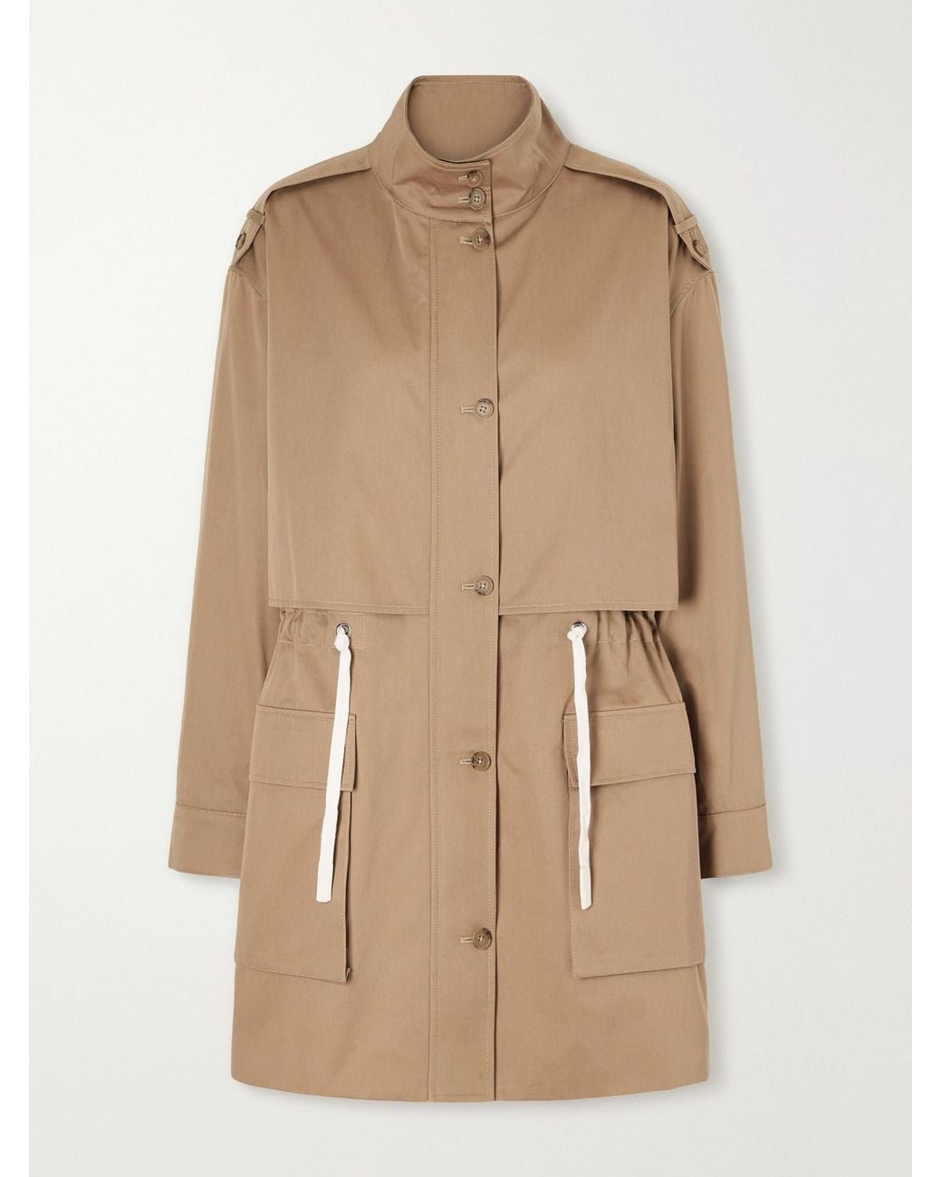 Twp Natural Drawing Conclusions Drawstring Cotton-Twill Jacket