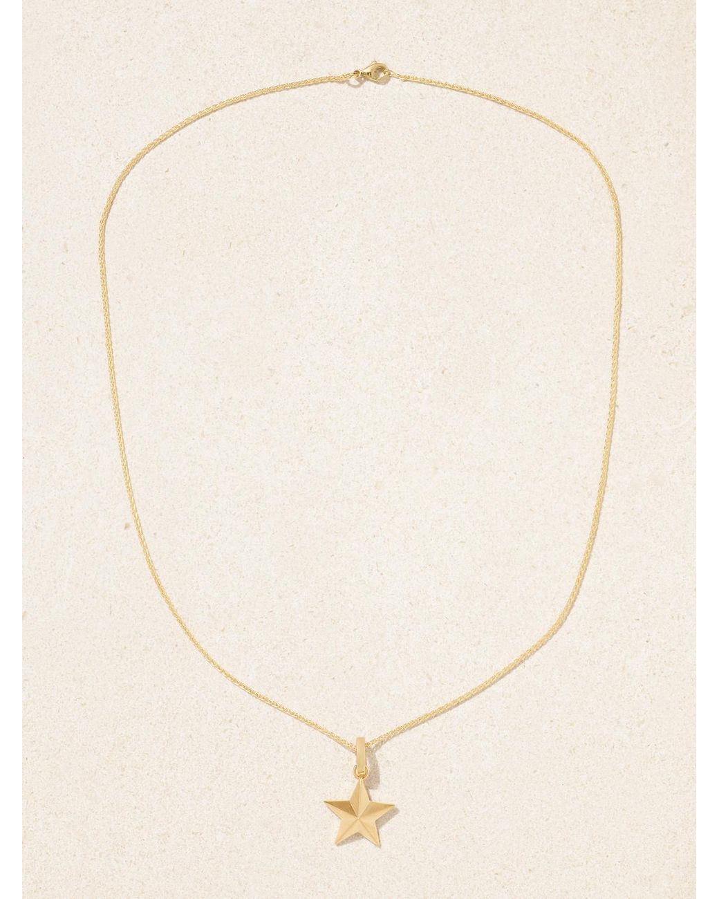 Marie Lichtenberg Natural Star 18-Karat Necklace