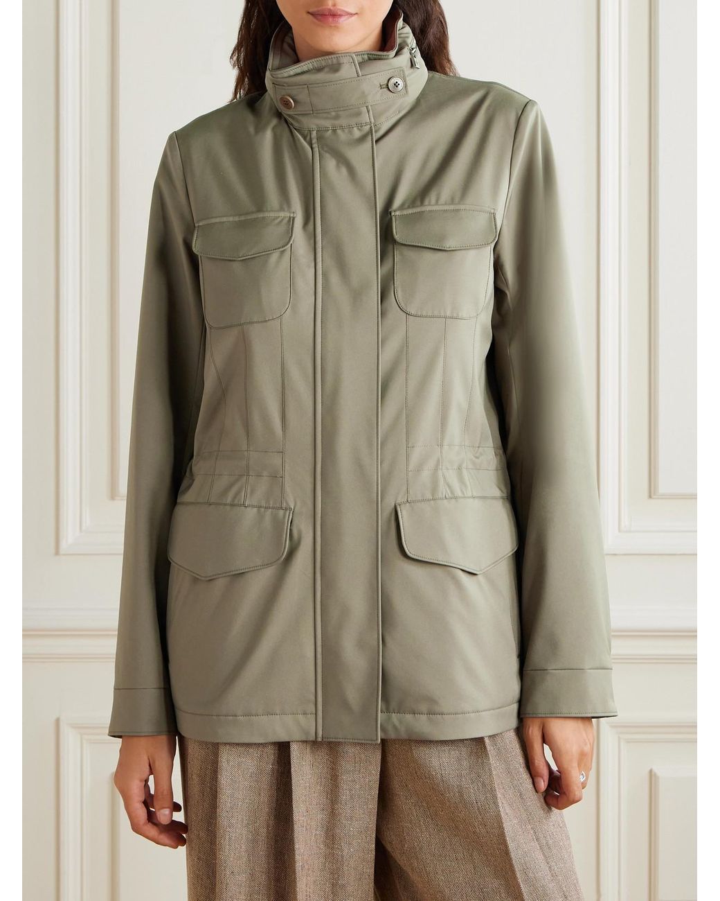 Loro Piana Green Traveller Shell Jacket