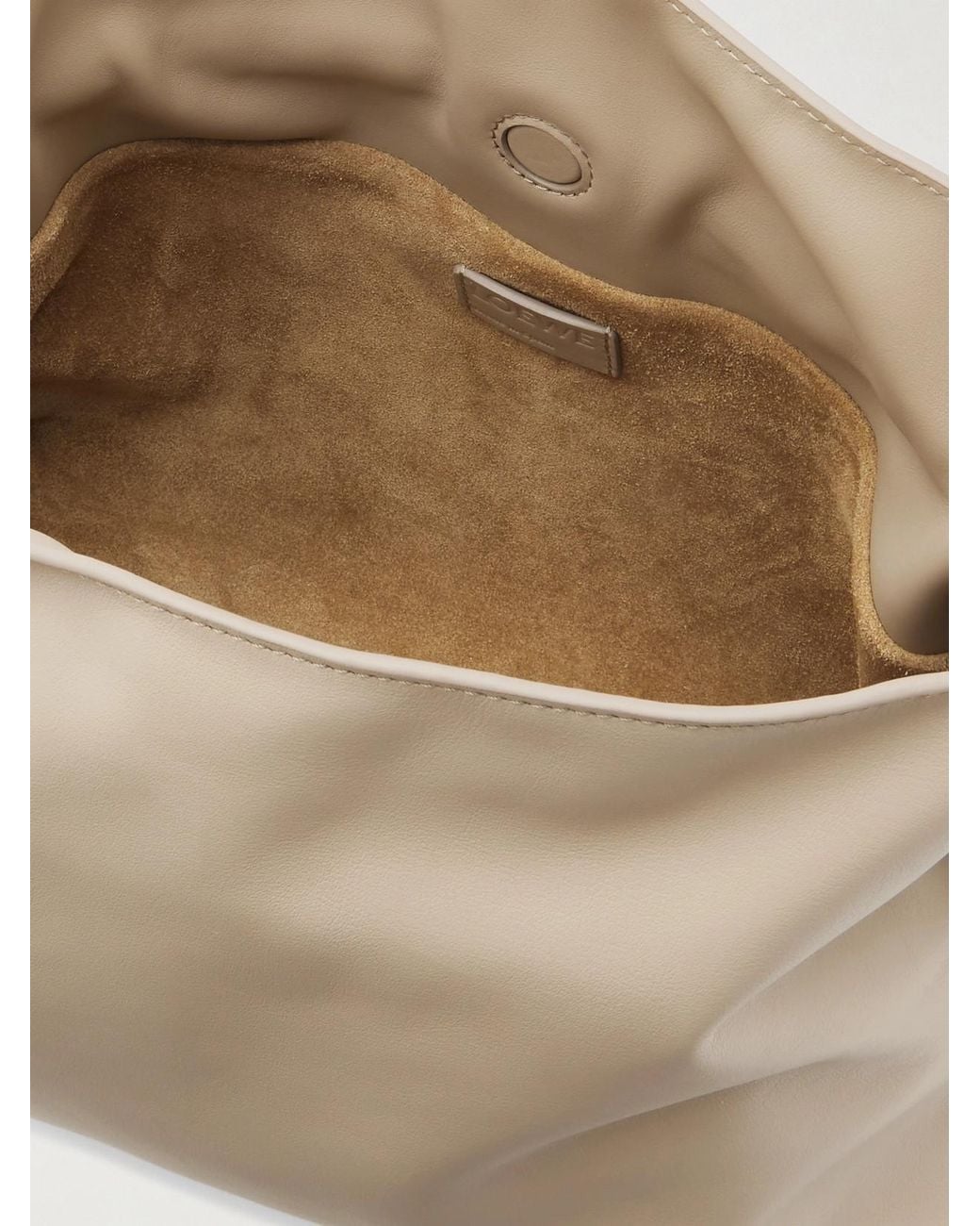 Loewe Natural Flamenco Leather Clutch
