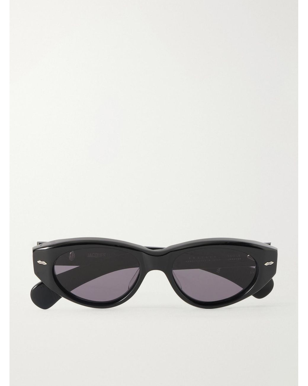 Jacques Marie Mage Gray Krasner Cat-Eye Acetate Sunglasses
