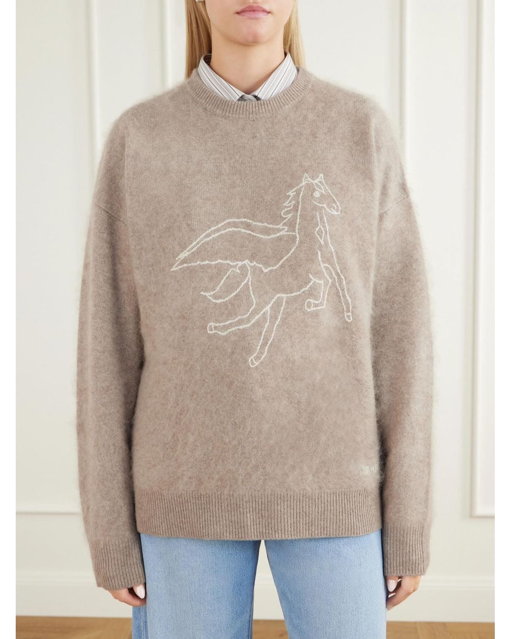 Mother Natural The Biggie Cashmere And Wool-Blend Sweater