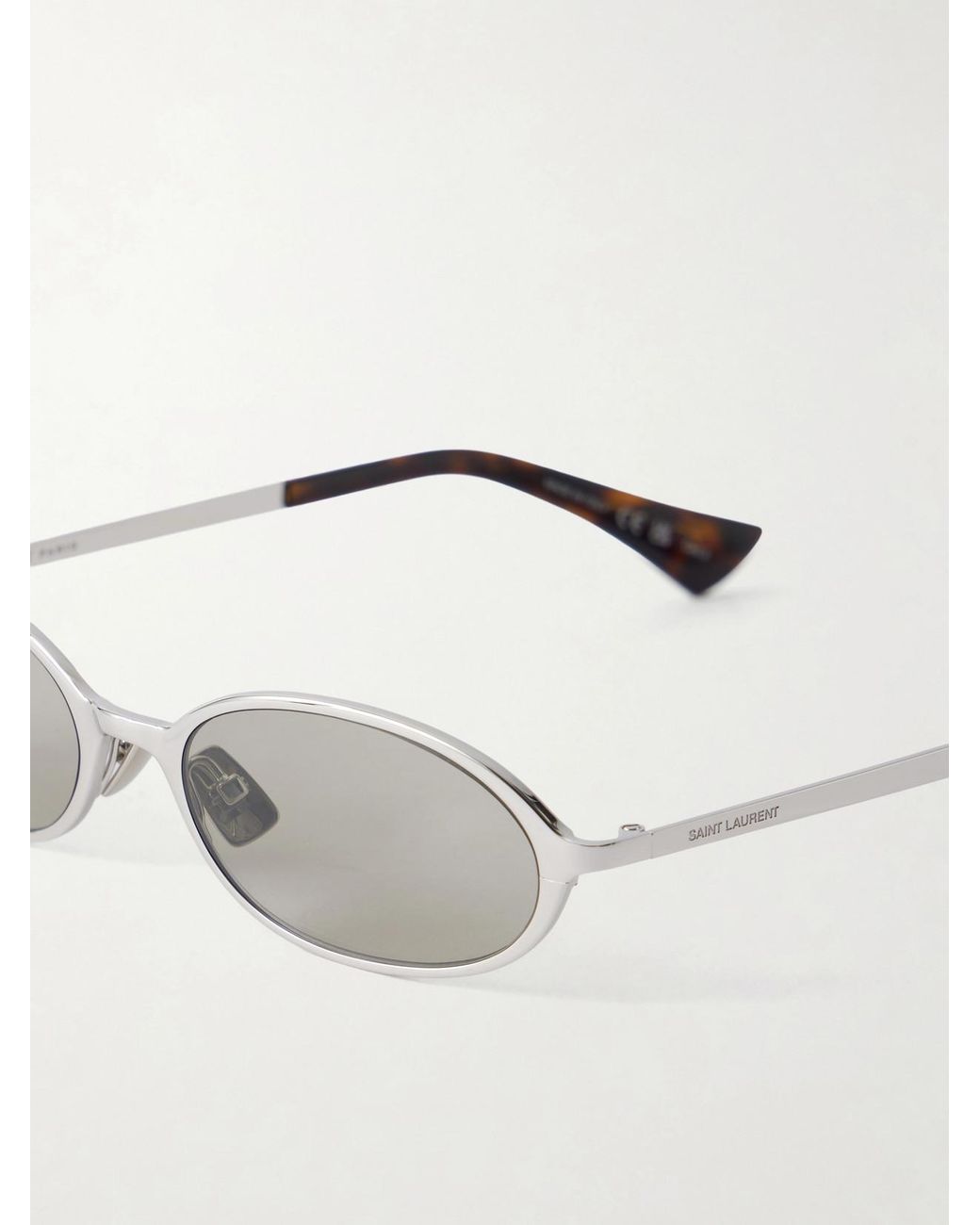Saint Laurent Natural Sl 935 Round-Frame-Tone Sunglasses