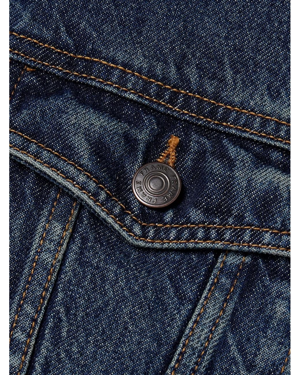 Veste En Jean The Curve FRAME en coloris Blue