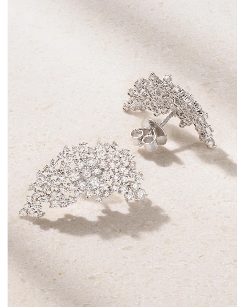 ANANYA Natural Scatter 18-Karat Diamond Earrings