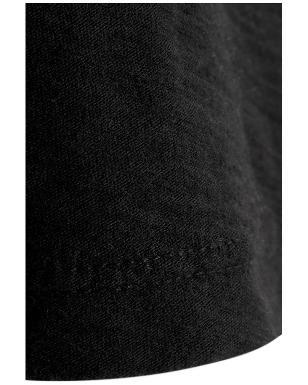 James Perse Black Casual Slub Cotton-Jersey T-Shirt