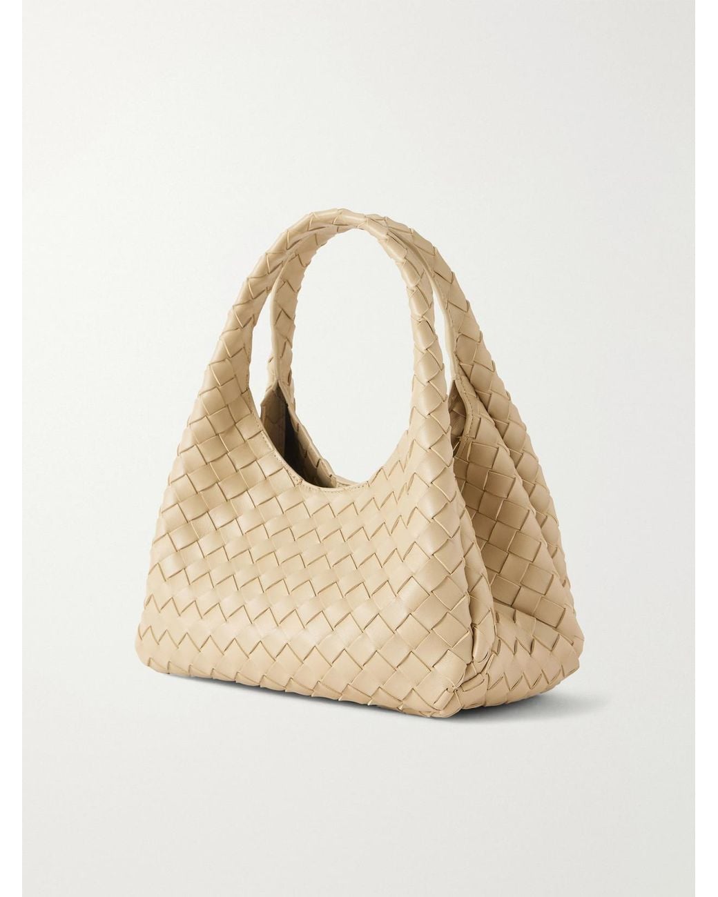 Bottega Veneta Natural Campana Intrecciato Leather Tote
