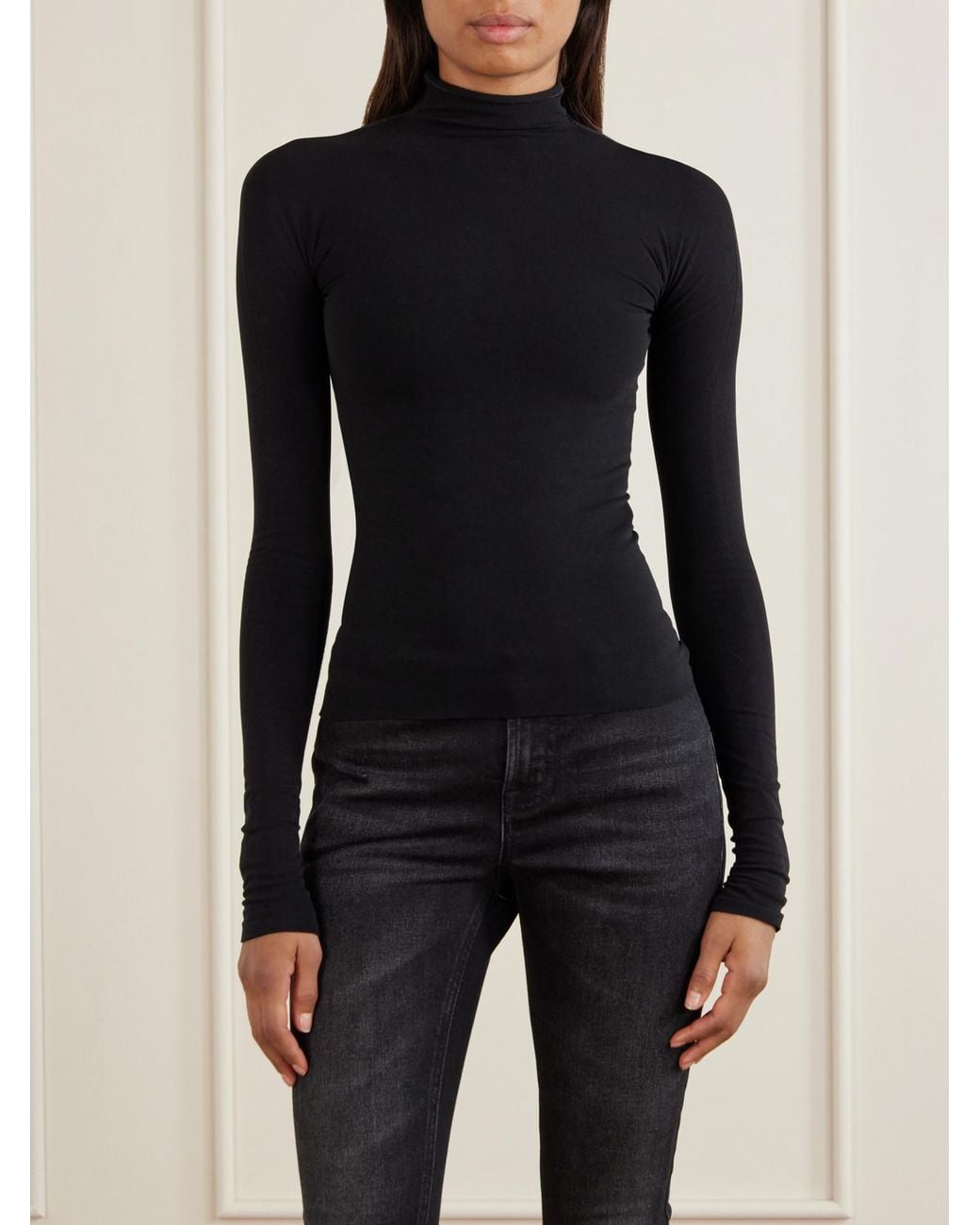 Gucci Blue Stretch-Jersey Sweater