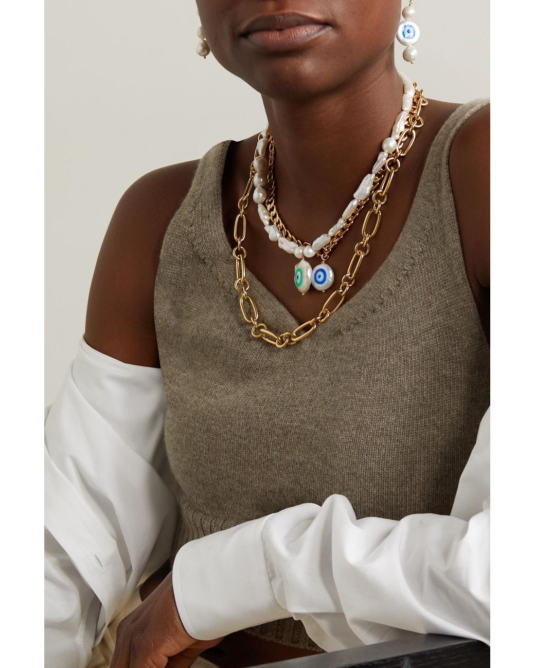 Martha calvo cheap pearl necklace