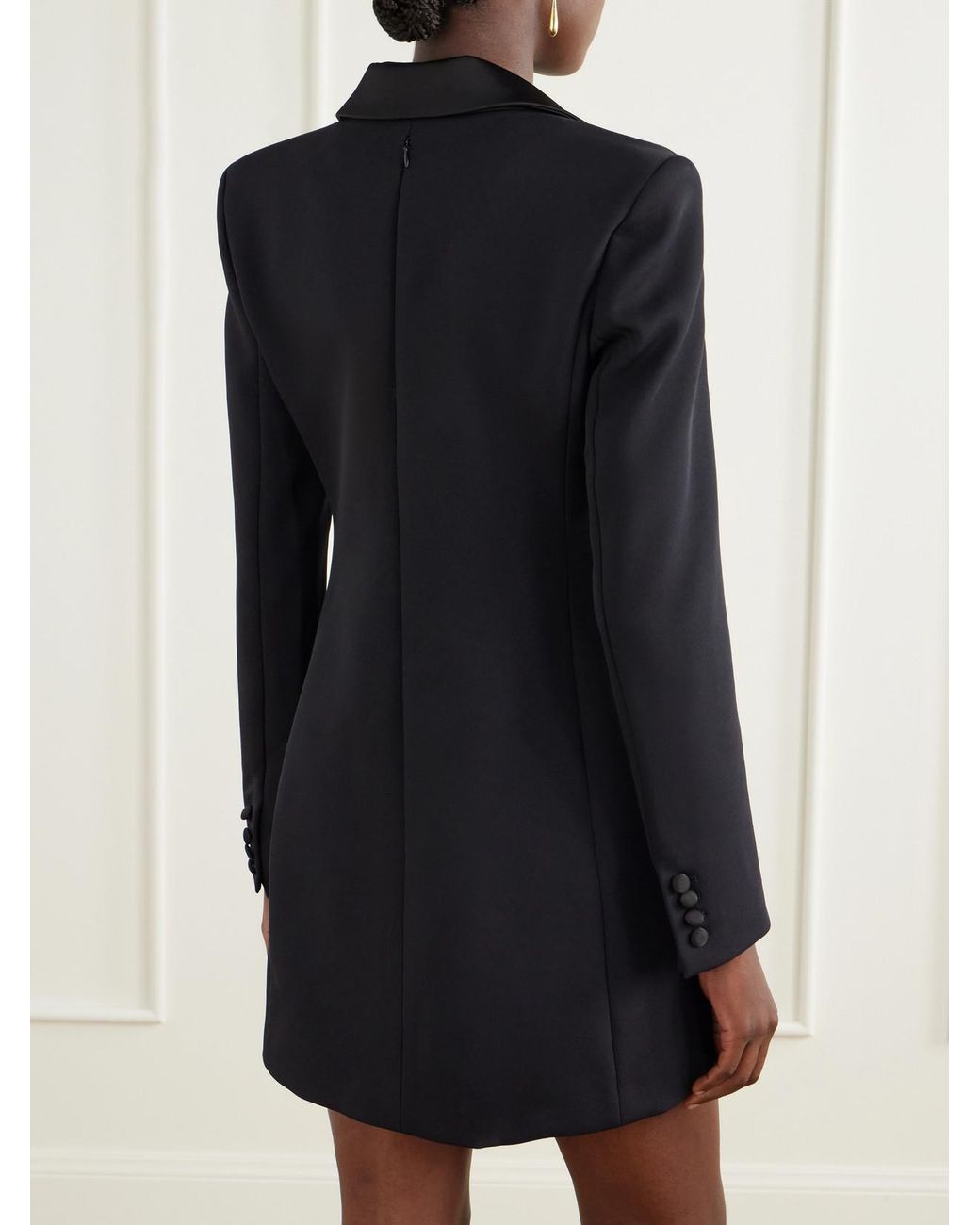 Jonathan Simkhai Blue Marina Padded Crepe Mini Dress