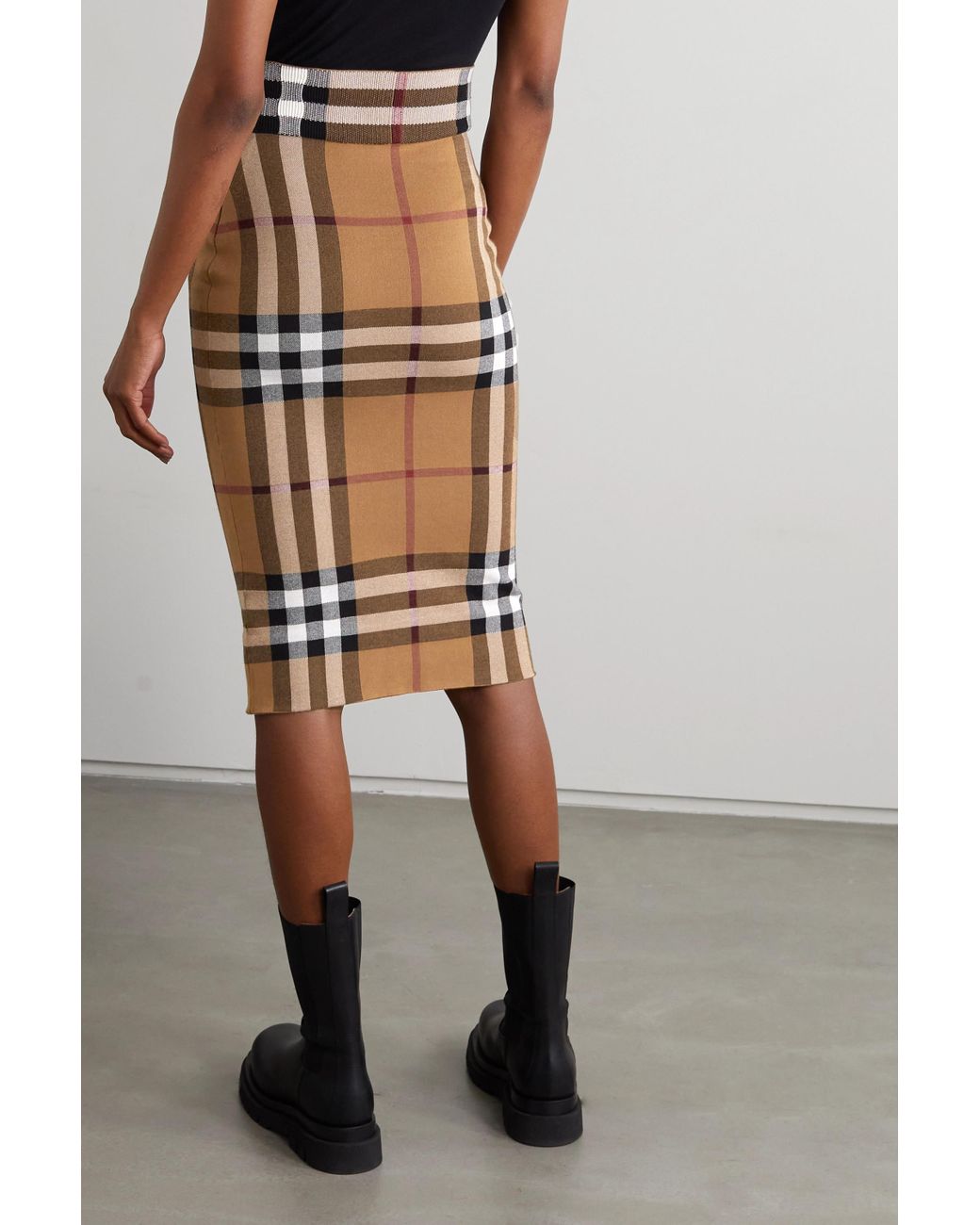 burberry knit skirt