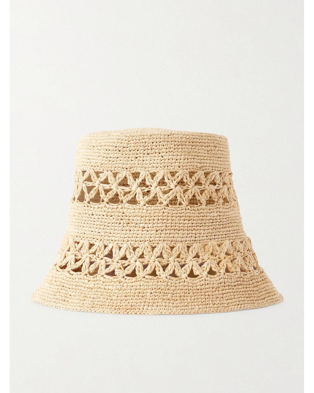 Zimmermann Natural Raffia Bucket Hat