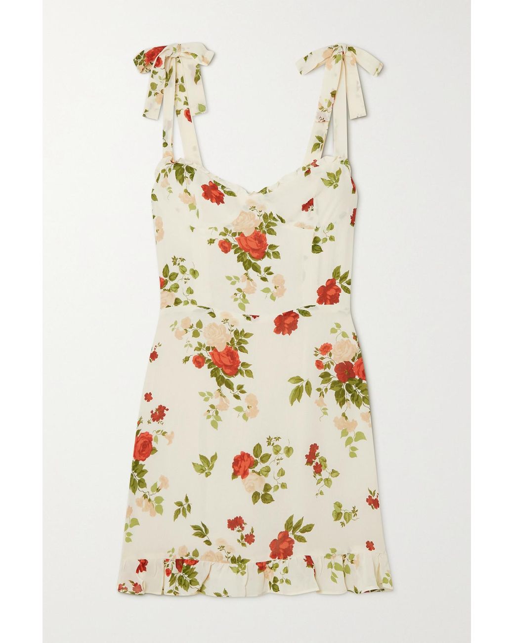 reformation christine dress georgette