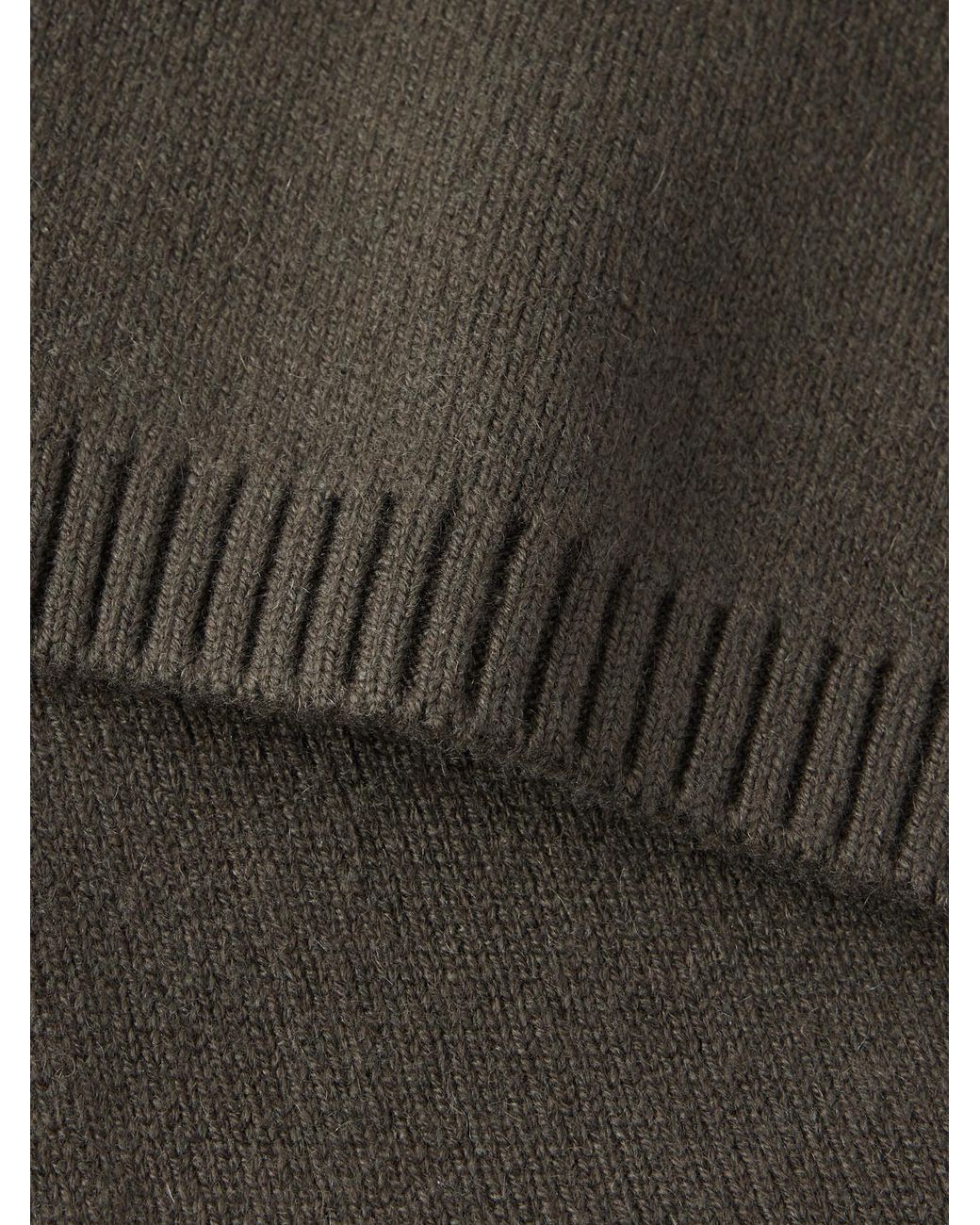 Lisa Yang Green Frederica Cashmere Scarf