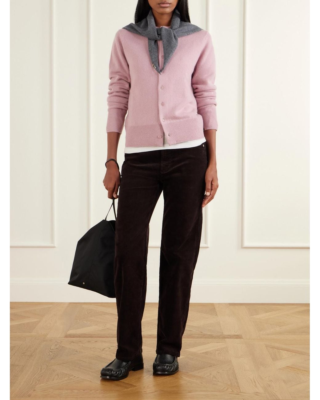 Extreme Cashmere Pink Little Lamb Cashmere Cardigan