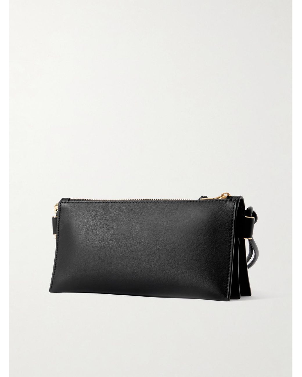 Loewe Black Joya Embellished Leather Shoulder Bag