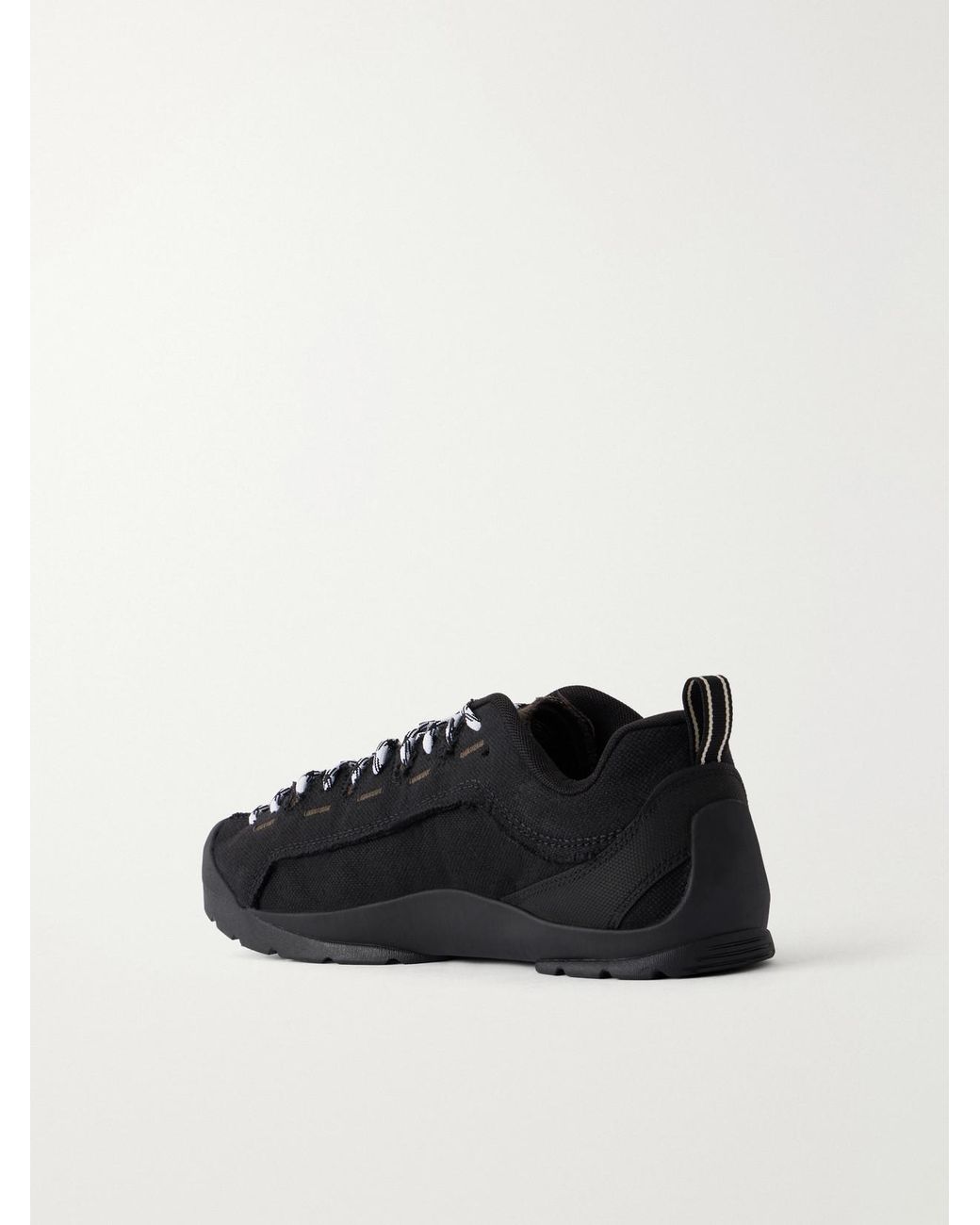 SKALL Black Keen Jasper Cotton-Canvas Sneakers