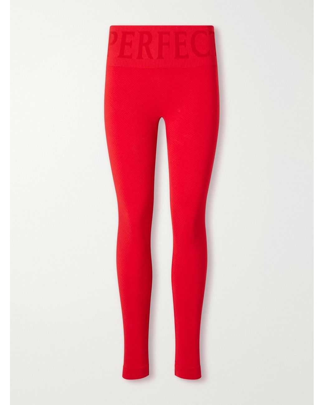 Perfect Moment Logo-Embroidered Thermal Modal-Blend Jersey Ski Leggings