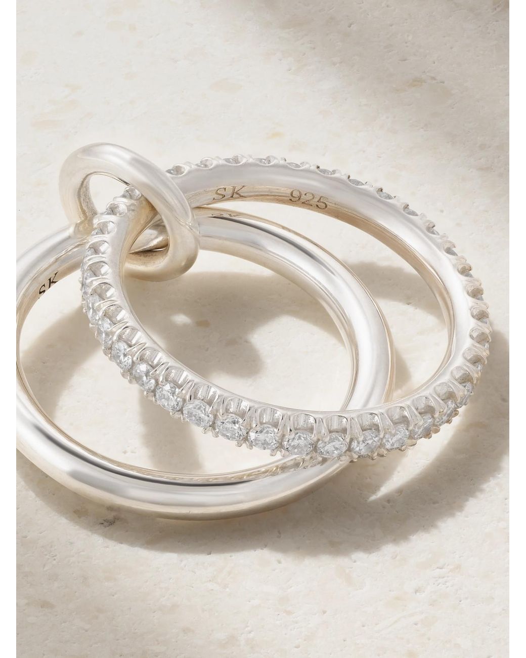 Spinelli Kilcollin Natural Cara Sterling Diamond Ring