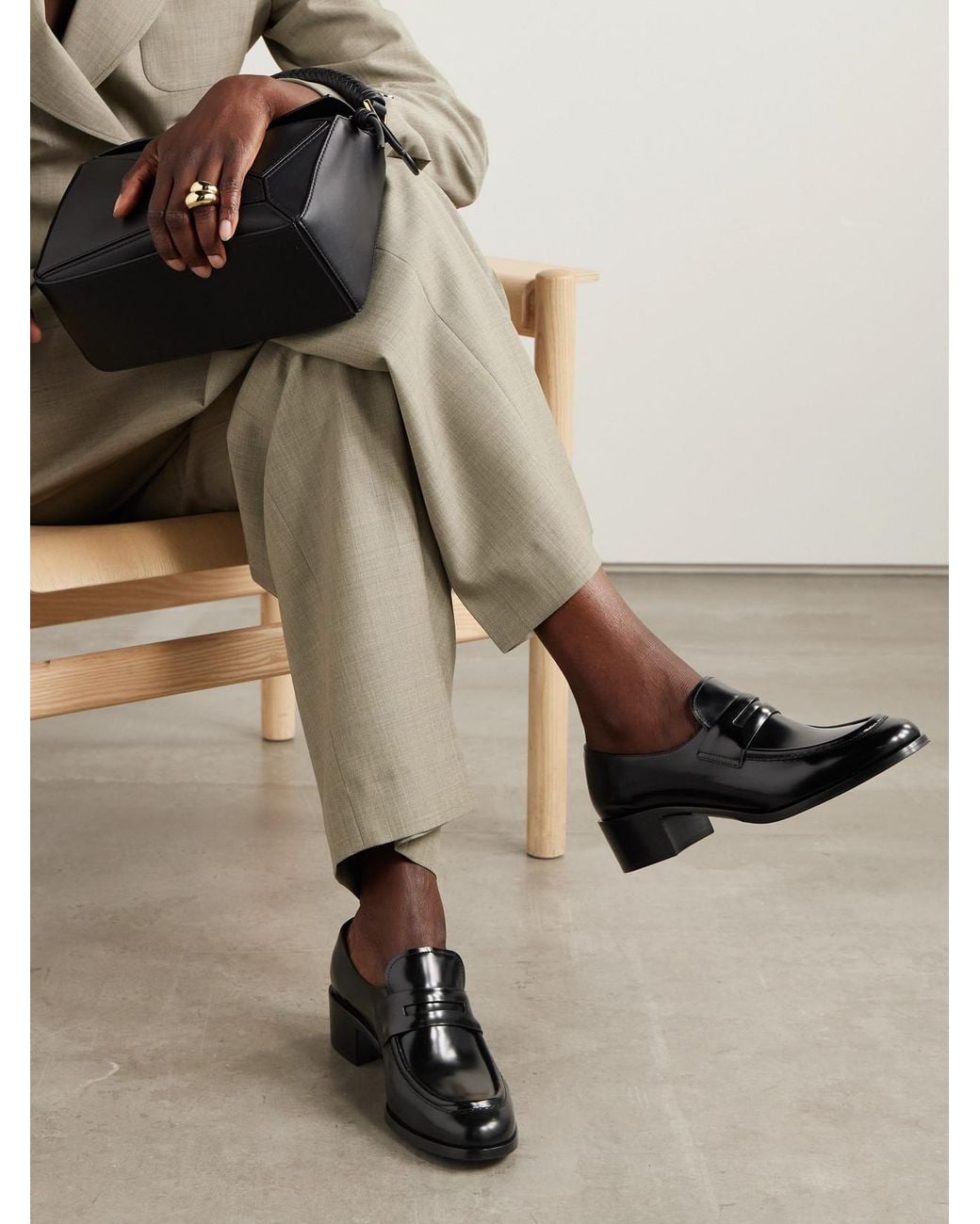 Church's Black Prudence Glossed-Leather Loafers