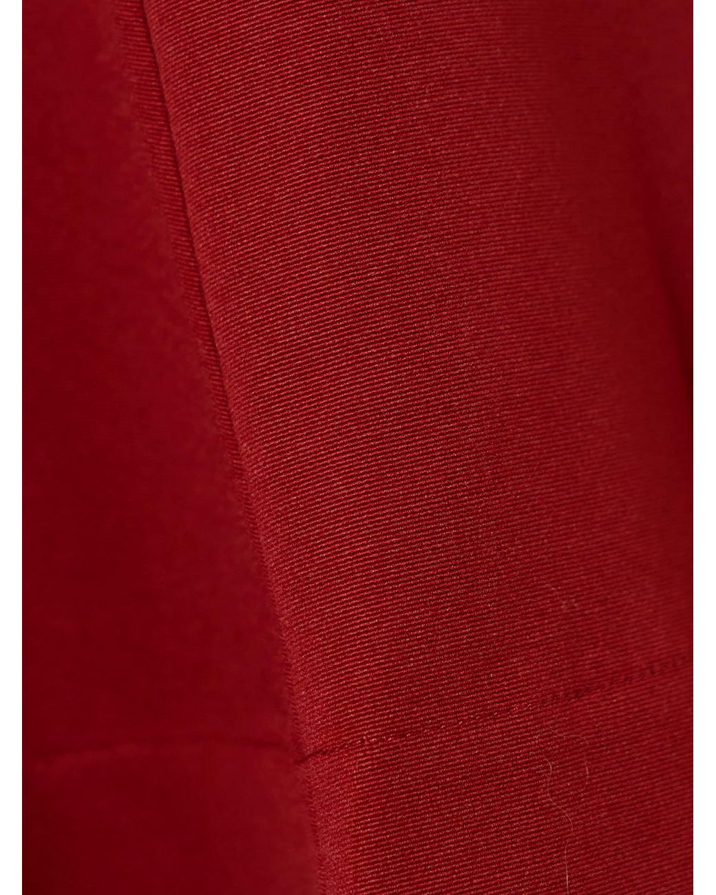 Staud Red Ellie Paneled Cotton-Blend Faille Mini Dress