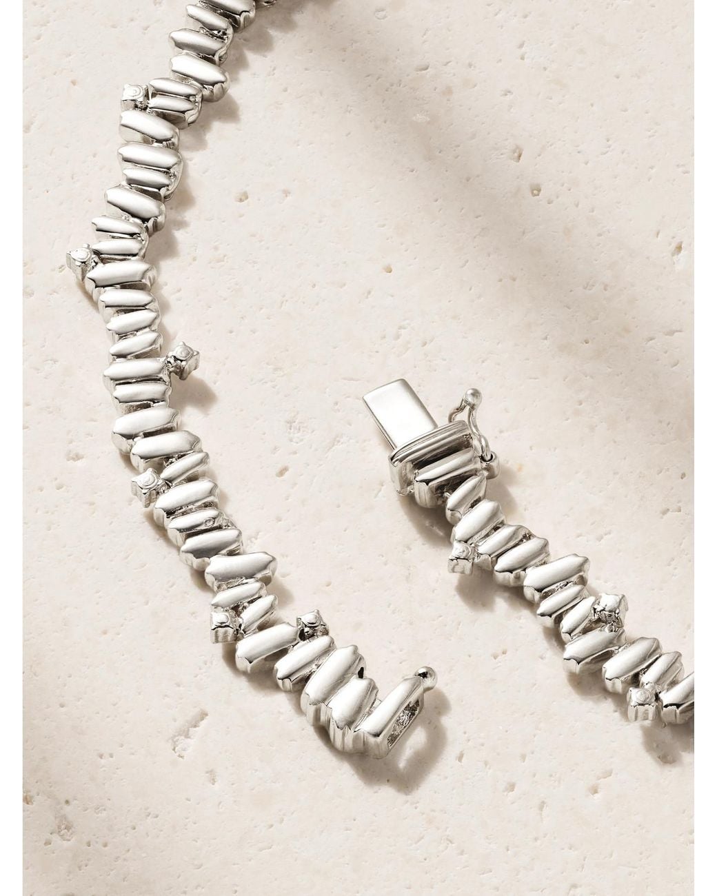 Suzanne Kalan Natural 18-Karat Diamond Necklace