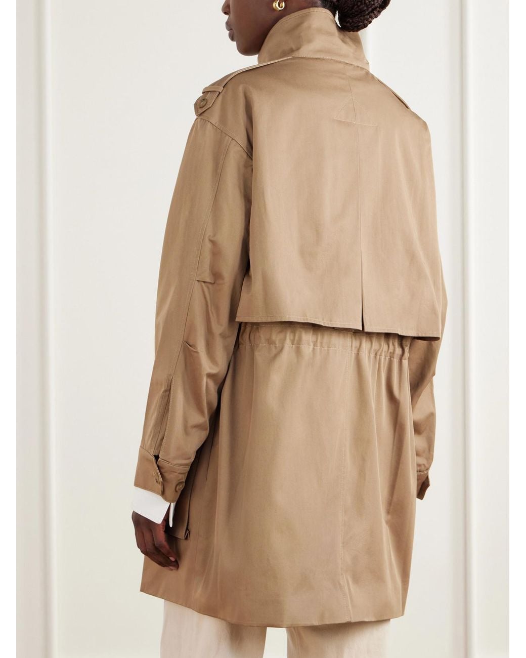 Twp Natural Drawing Conclusions Drawstring Cotton-Twill Jacket