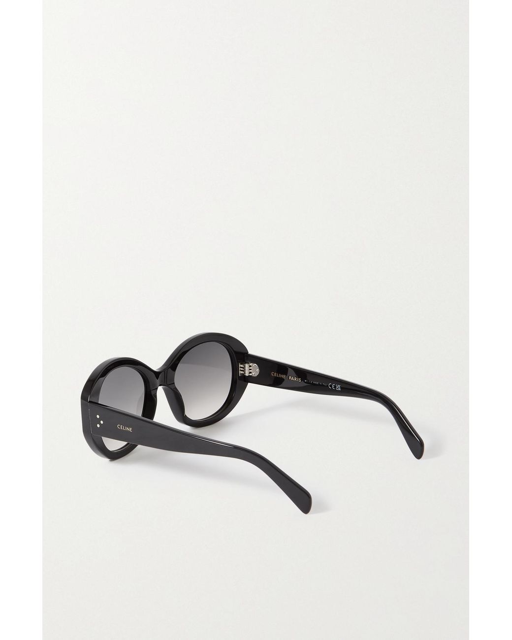 Celine oversized round acetate sunglasses deals