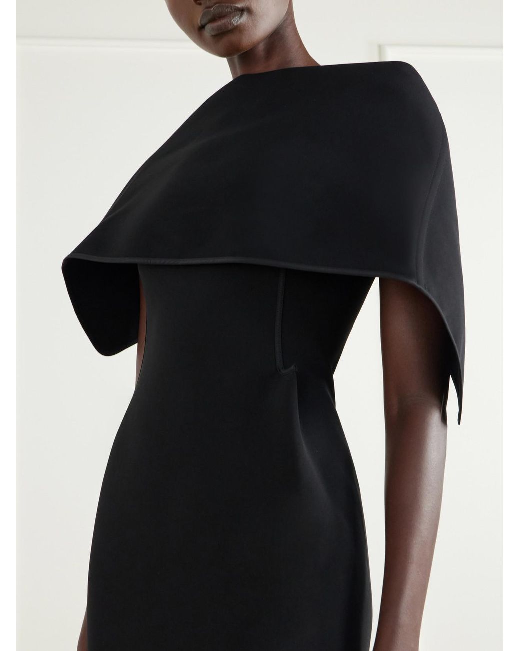 Maticevski Black Prowess Crepe Gown