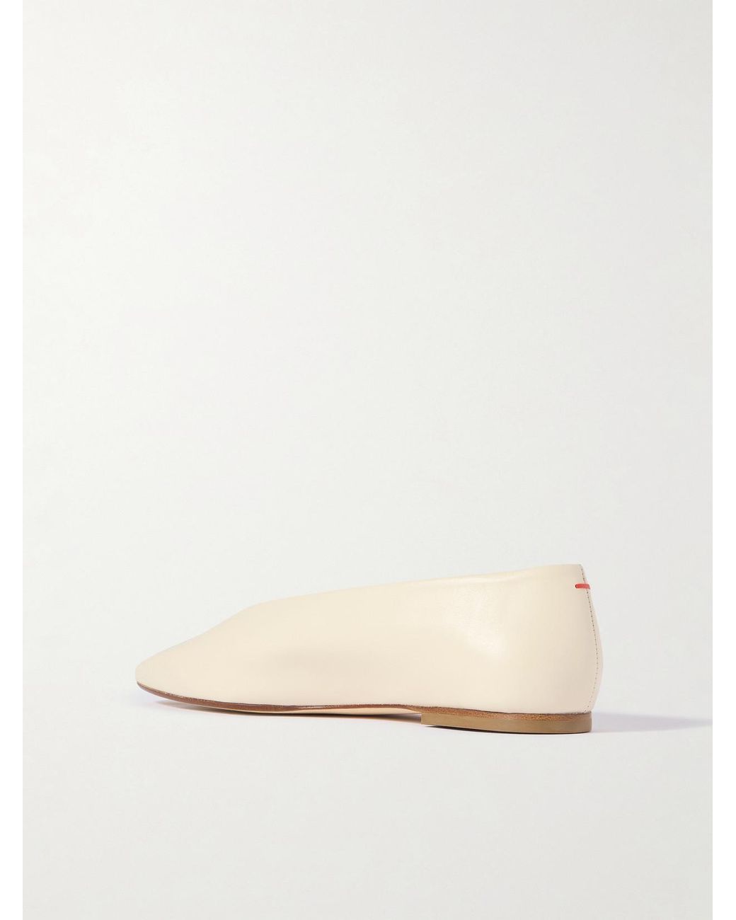 Aeyde Natural Betty Leather Ballet Flats
