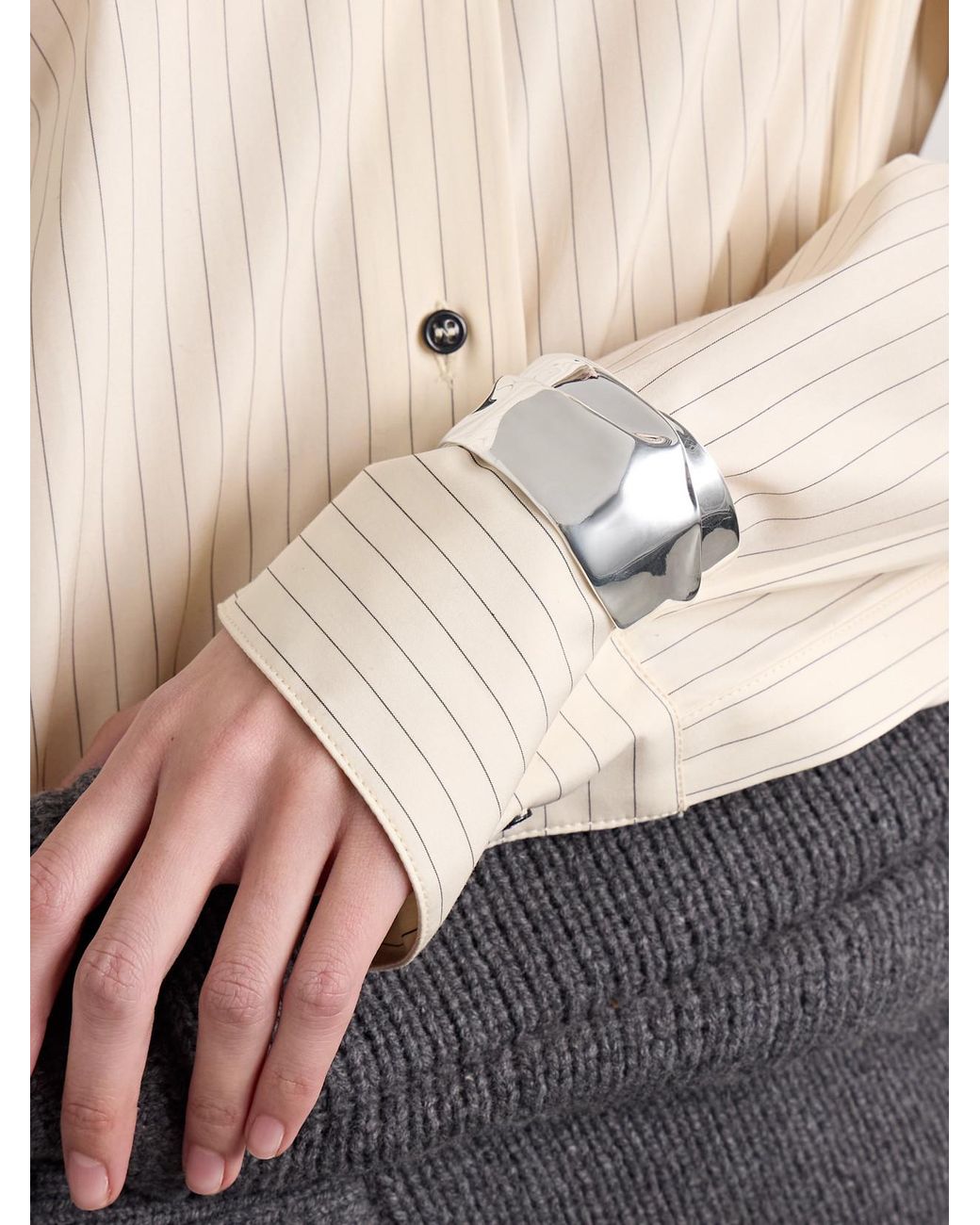 COMPLETEDWORKS Gray Ridge-Plated Cuff