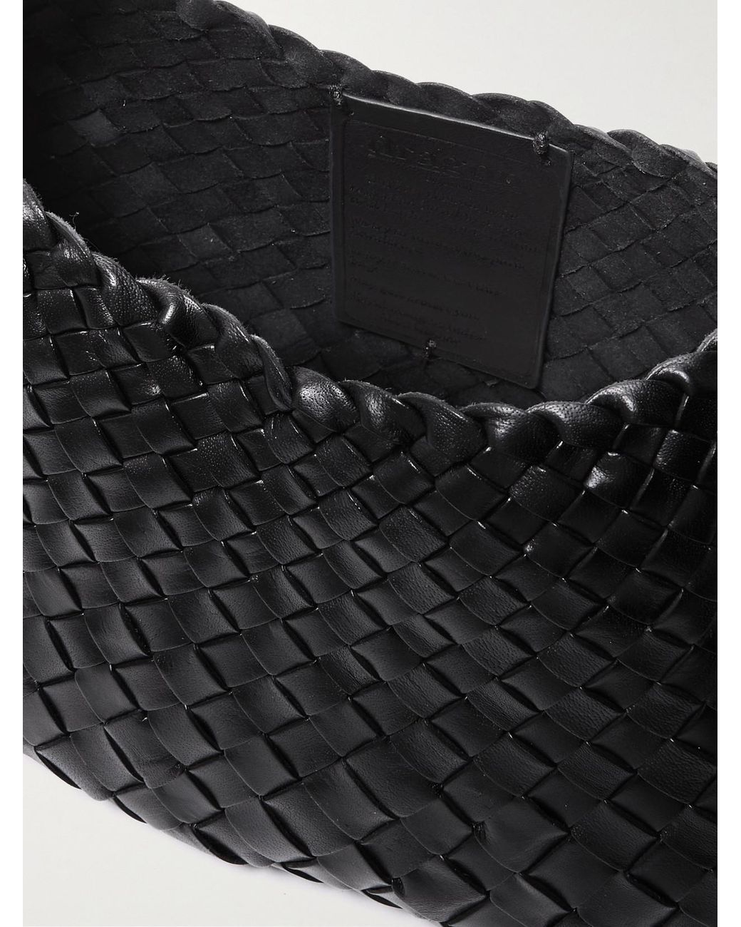 Dragon Diffusion Rosanna Mini Woven Leather Tote in Black | Lyst