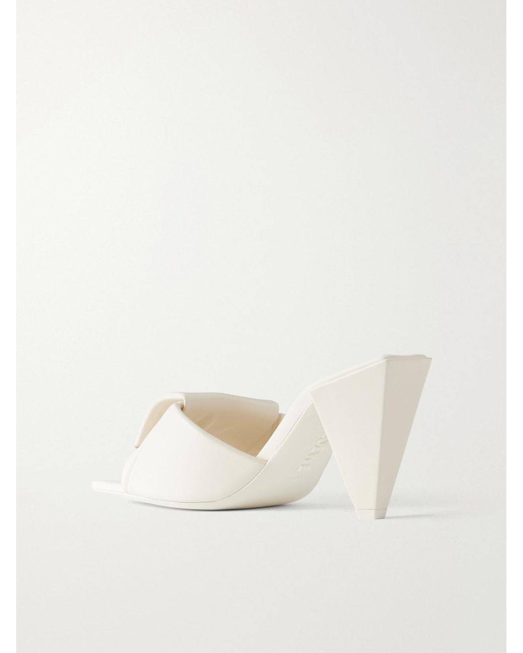 Loewe Natural Origami Slide 85 Leather Sandals