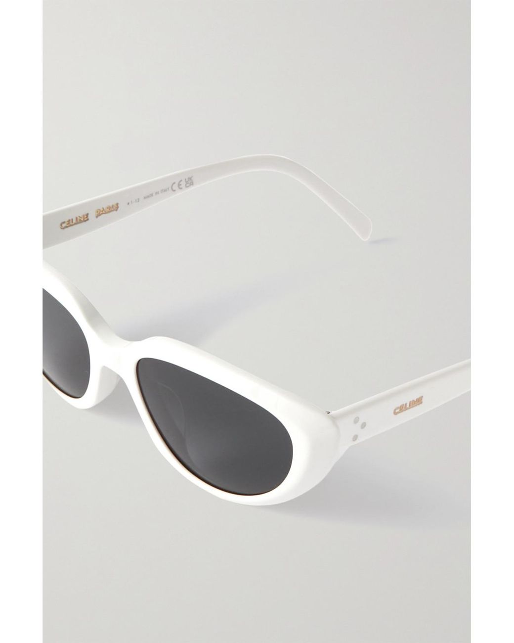 Céline Metallic Cat-Eye Acetate Sunglasses