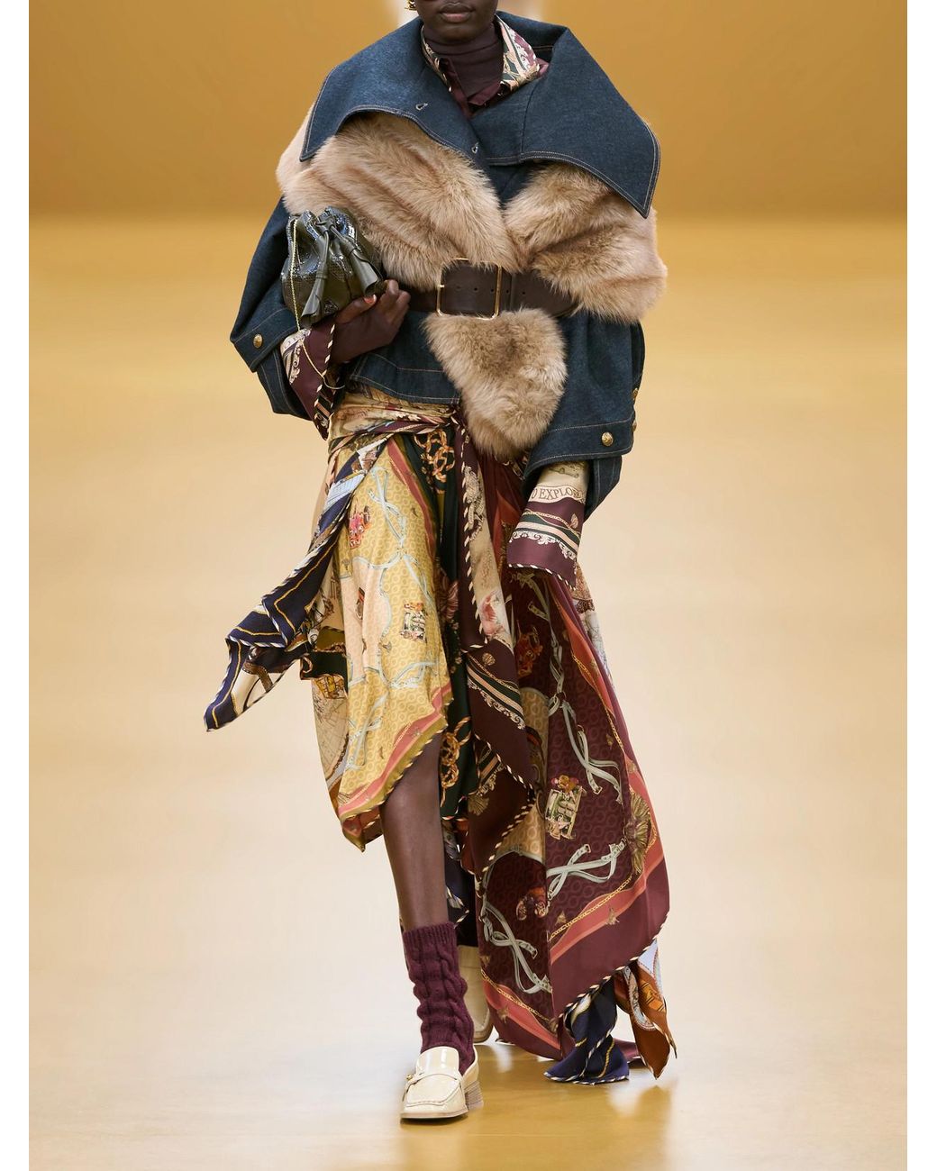 Zimmermann Blue Valiant Belted Denim Jacket