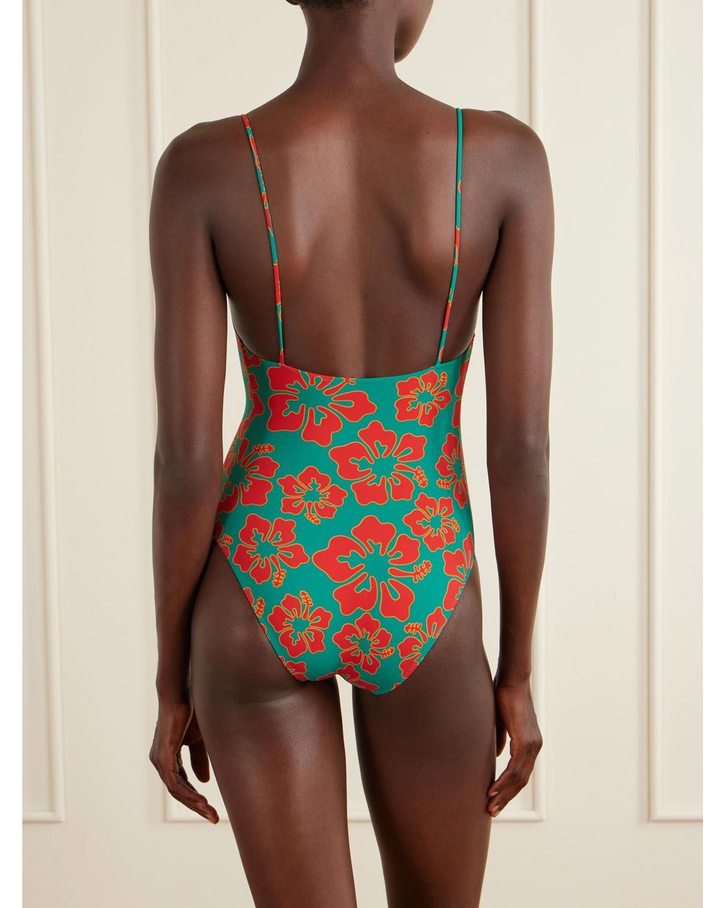 Lido Blue Trentasei Printed Swimsuit