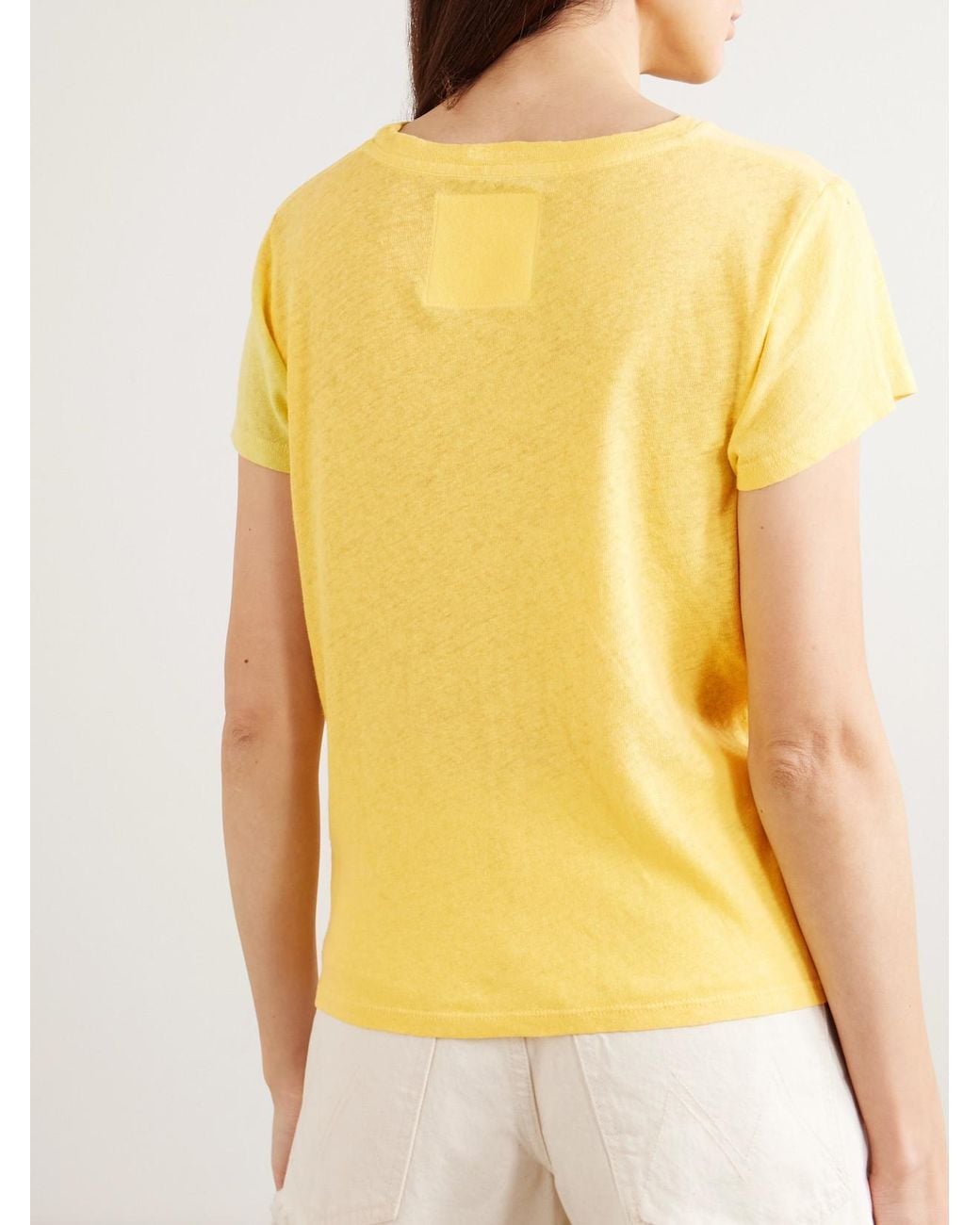 Mother Yellow The Lil Sinful Printed Cotton-Jersey T-Shirt