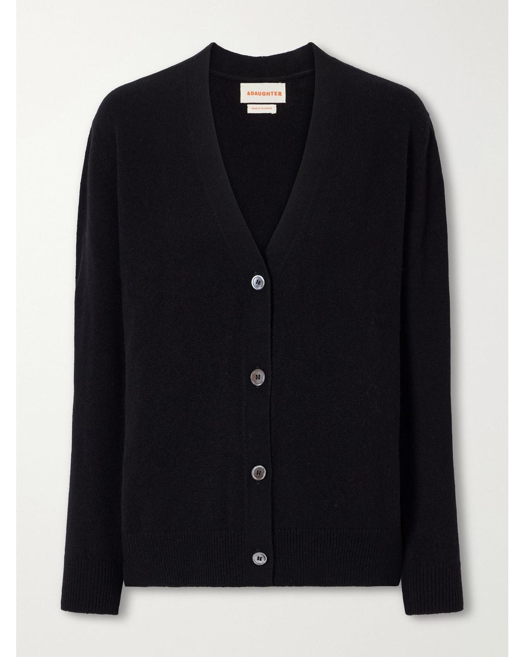 &Daughter Black Ava Wool Cardigan