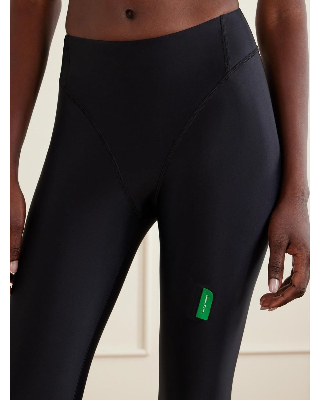 District Vision Blue Full-Length Stretch Leggings