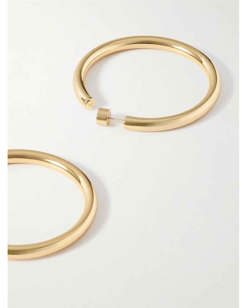 Jennifer Fisher Natural Natasha-Plated Hoop Earrings