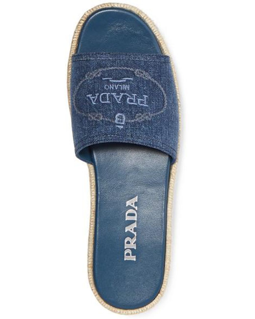 prada platform slide sandal