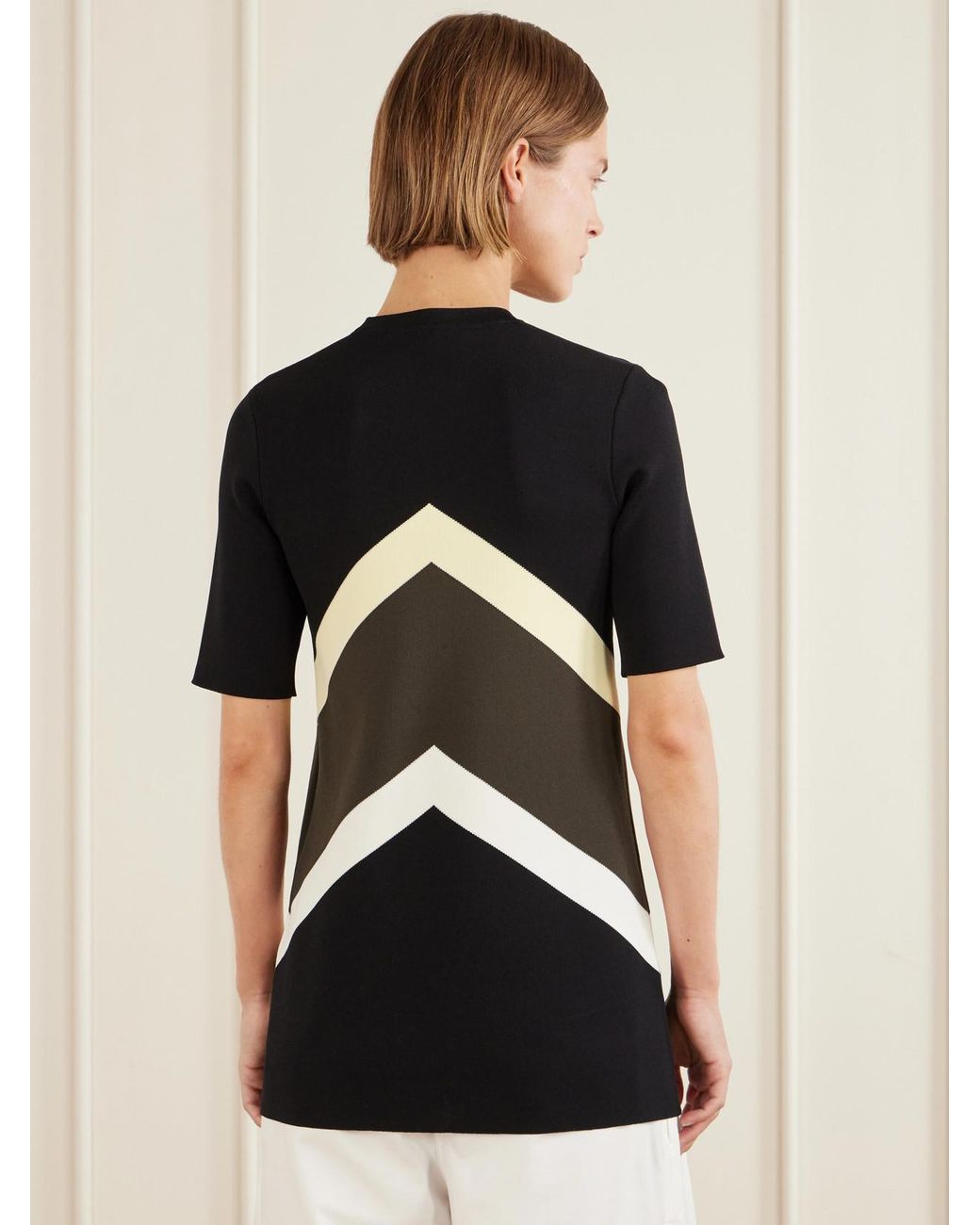 Totême Blue Striped Jersey T-Shirt